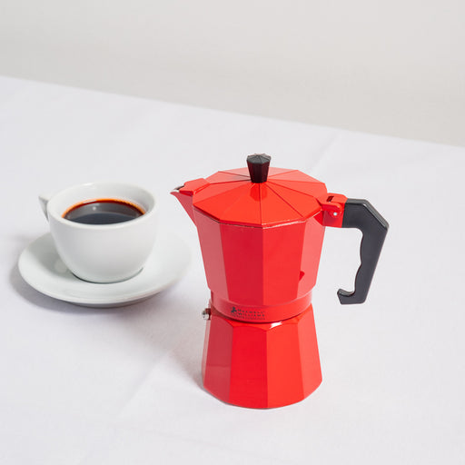 Maxwell Williams Blend Stovetop Espresso Maker - Red-Espresso Maker