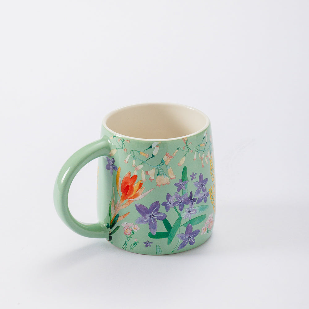 Maxwell & Williams Garland Mug Green-Mugs