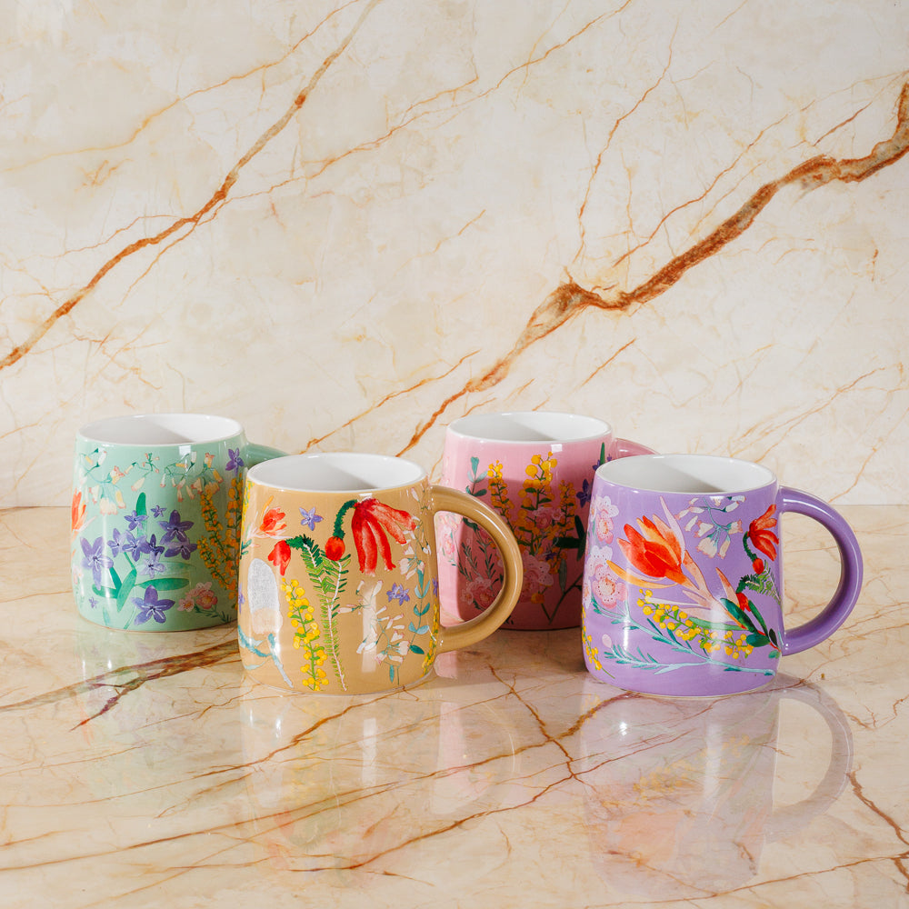 Maxwell & Williams Garland Mug Green-Mugs