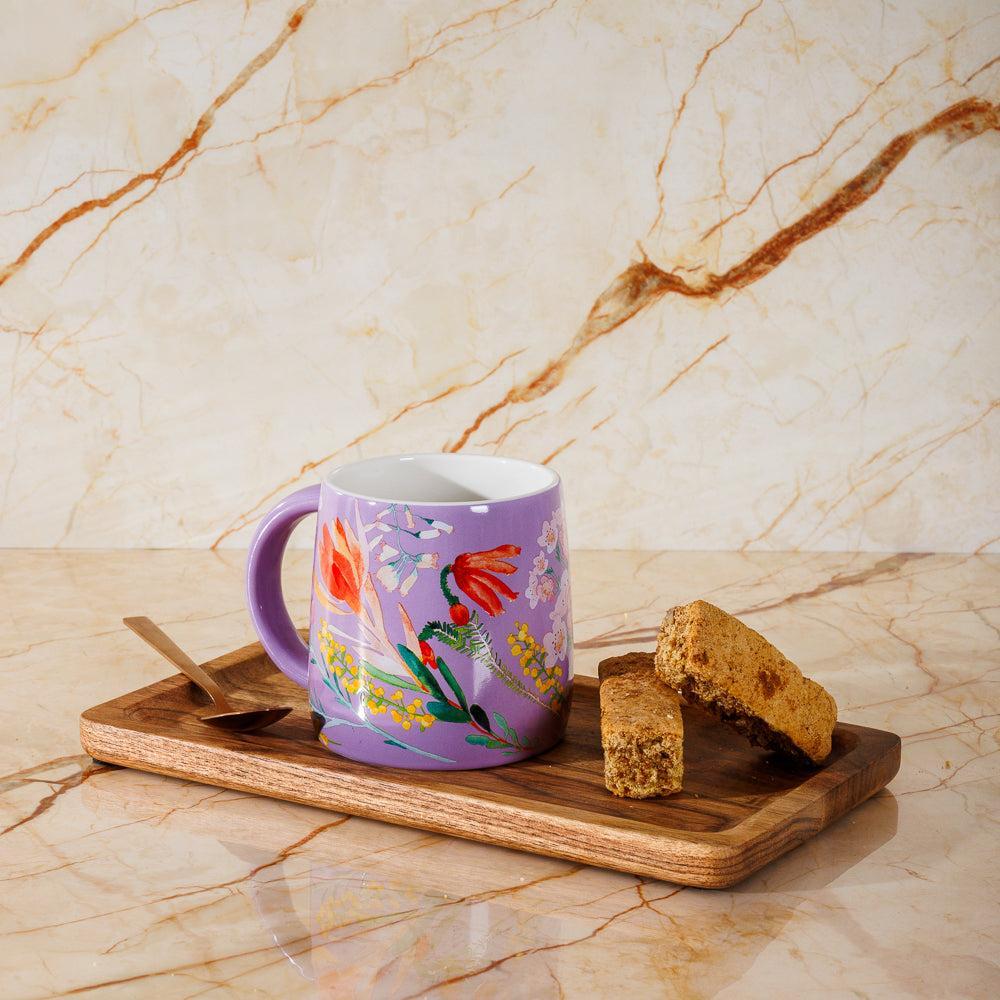 Maxwell & Williams Garland Mug Lilac-Mugs