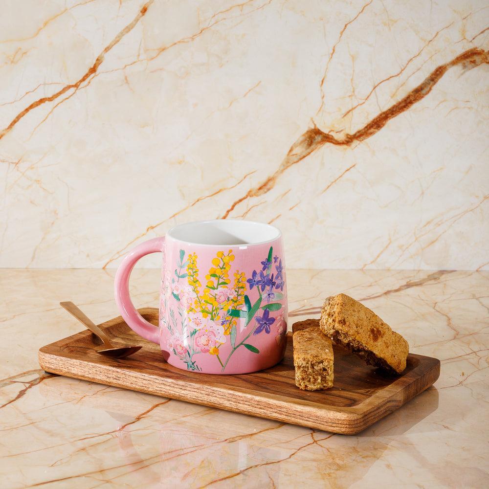 Maxwell & Williams Garland Mug Pink-Mugs