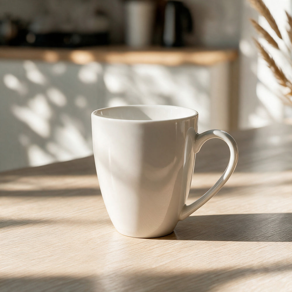 Maxwell & Williams White Basics Coupe Mug-Mugs