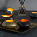 Metal Tea Light Candle Holder - Copper Foil