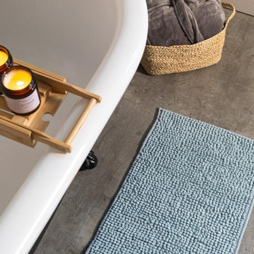 Microfibre Bath Mat - Duck Egg