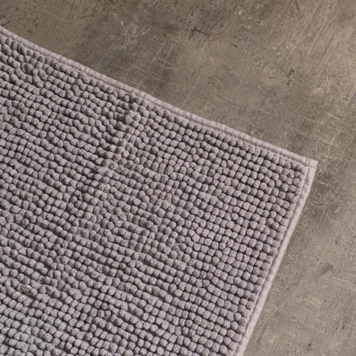 Microfibre Bath Mat - Light Grey