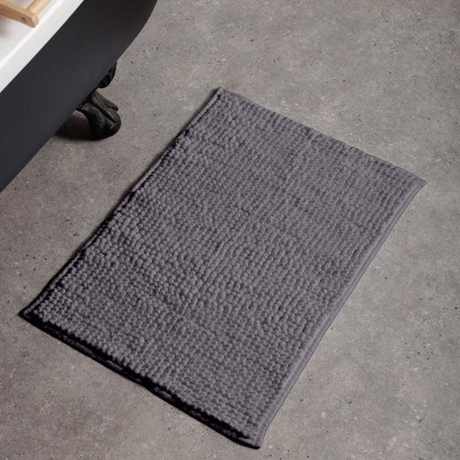 Microfibre Bath Mat - Steel Grey-BATH MAT