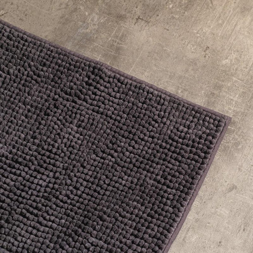 Microfibre Bath Mat - Steel Grey