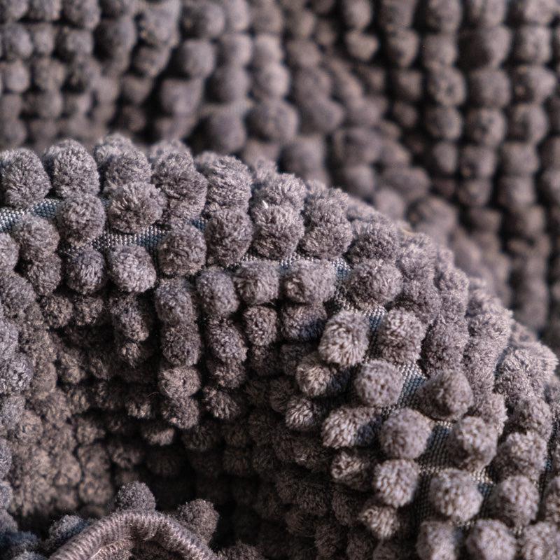 Microfibre Bath Mat - Steel Grey