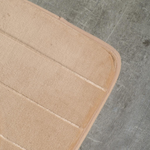 Two Piece Milan Memory Foam Mat - Beige