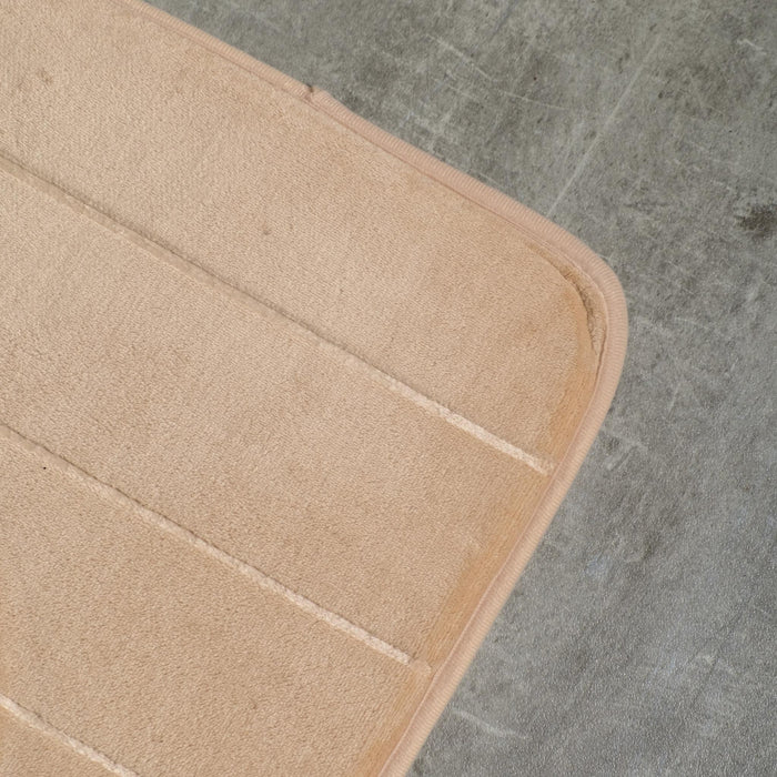 Two Piece Milan Memory Foam Mat - Beige