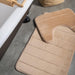 Two Piece Milan Memory Foam Mat - Beige