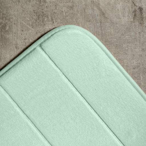 Two Piece Milan Memory Foam Mat - Duck Egg