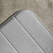 Milan Memory Foam Bathroom Mat Light Grey 2 Piece-Bath Mats