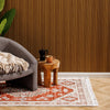 Milos Mediterranean Collection Jacquard Polycotton Carpet Moss
