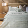 Mist Whisper Soft Premium Cotton Quilt Duck Egg