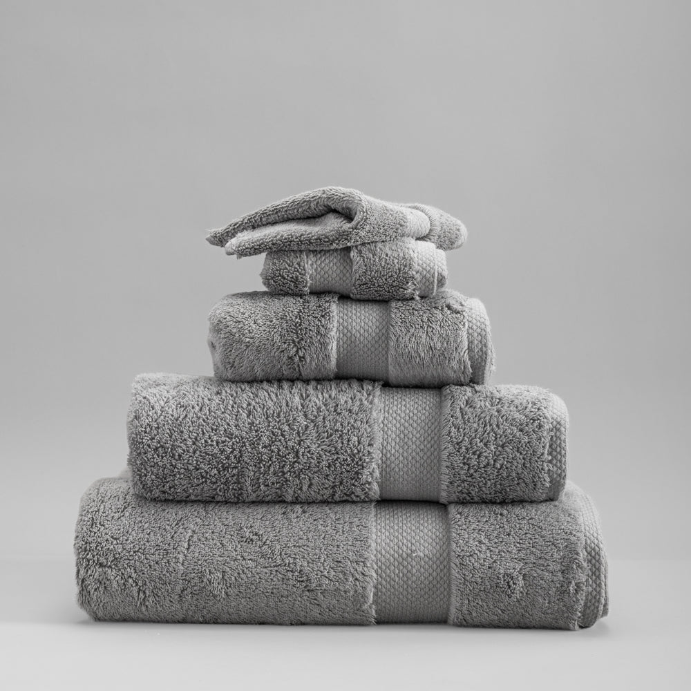 Monaco Signature Towel Collection Mid Grey-Towels