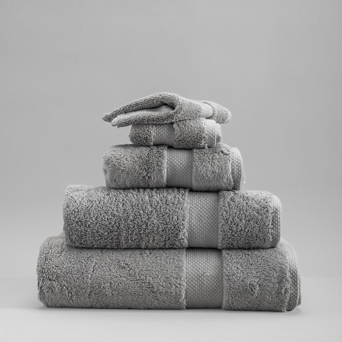 Monaco Signature Towel Collection Mid Grey-Towels