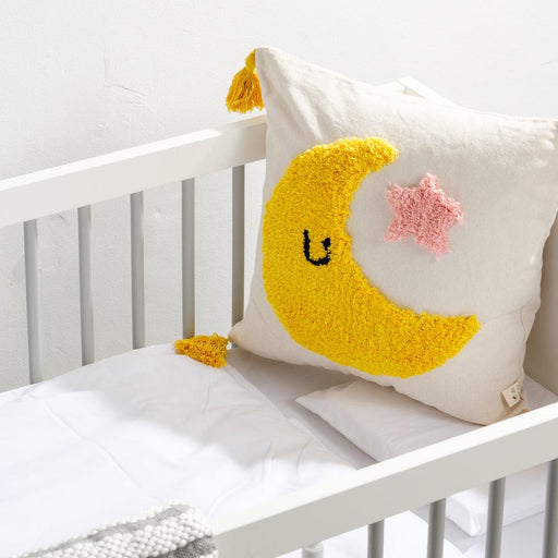 Embroidered Moon Scatter-Throw Pillows-Little Whitehouse