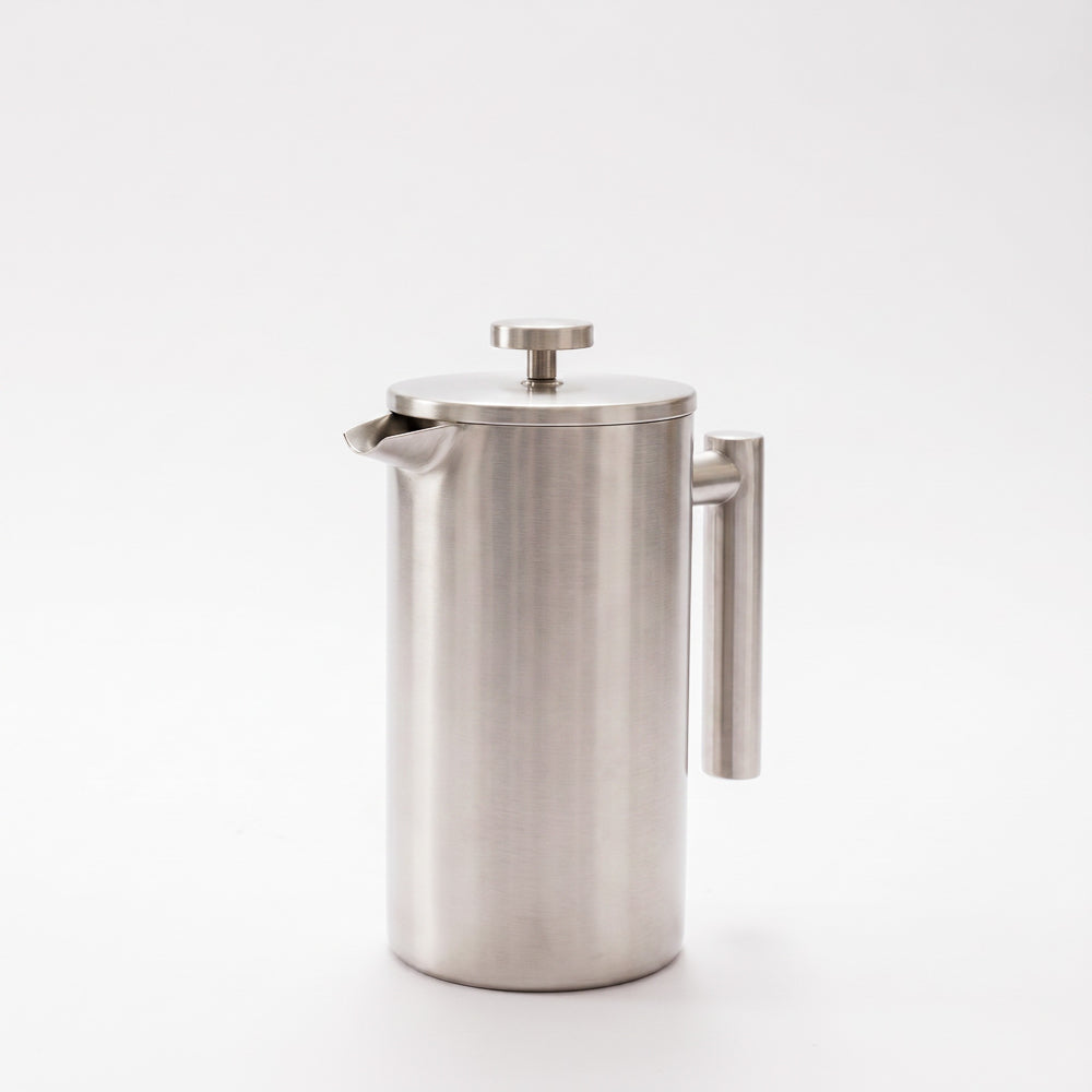 Moretti Café Coffee and Tea Plunger Stainless Steel Silver-Coffee