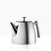 Moretti Café Tapered Teapot Stainless Steel Silver