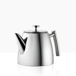 Moretti Café Tapered Teapot Stainless Steel Silver