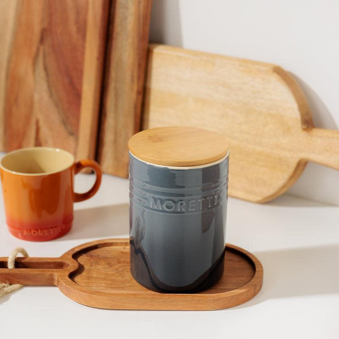 Moretti Casa - Canister With lid - Slate-Cannister