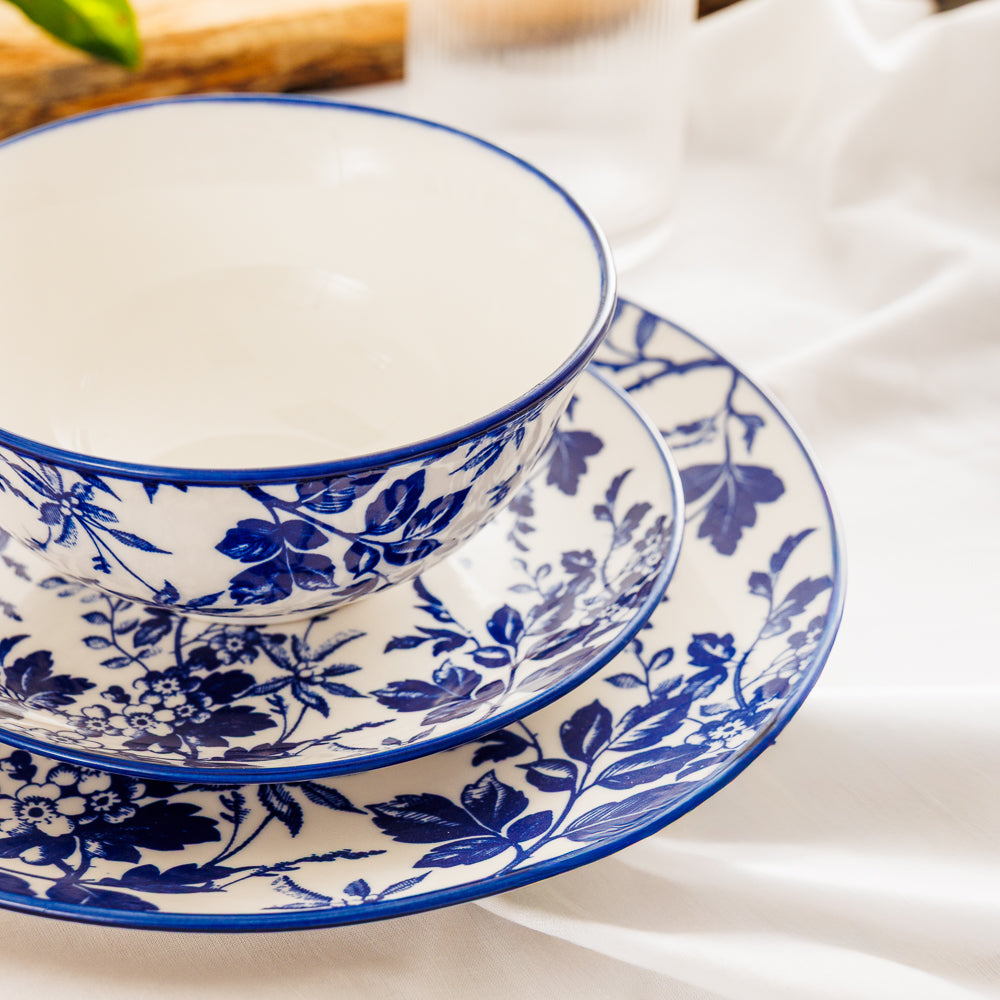 Moretti Casa Flora Bowl Blue-Bowls