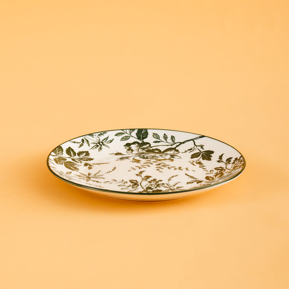 Moretti Casa Flora Side Plate Green-Side Plate
