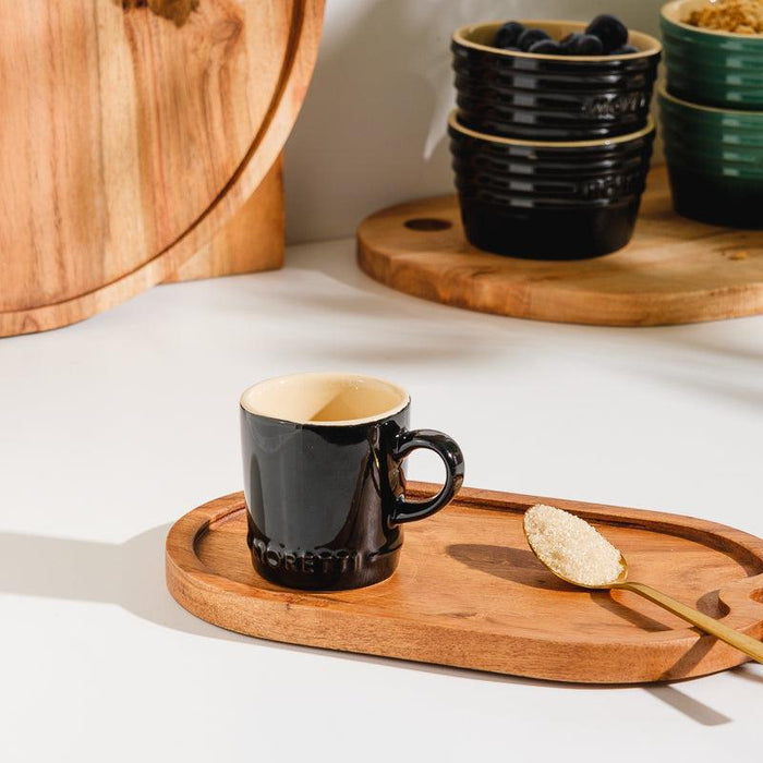 Moretti Casa Stoneware Espresso Mug Charcoal-Mug