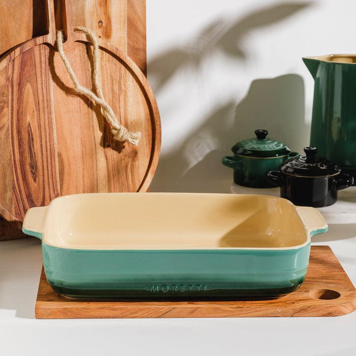 Moretti Casa Stoneware Lasagne Dish Moss-Dish