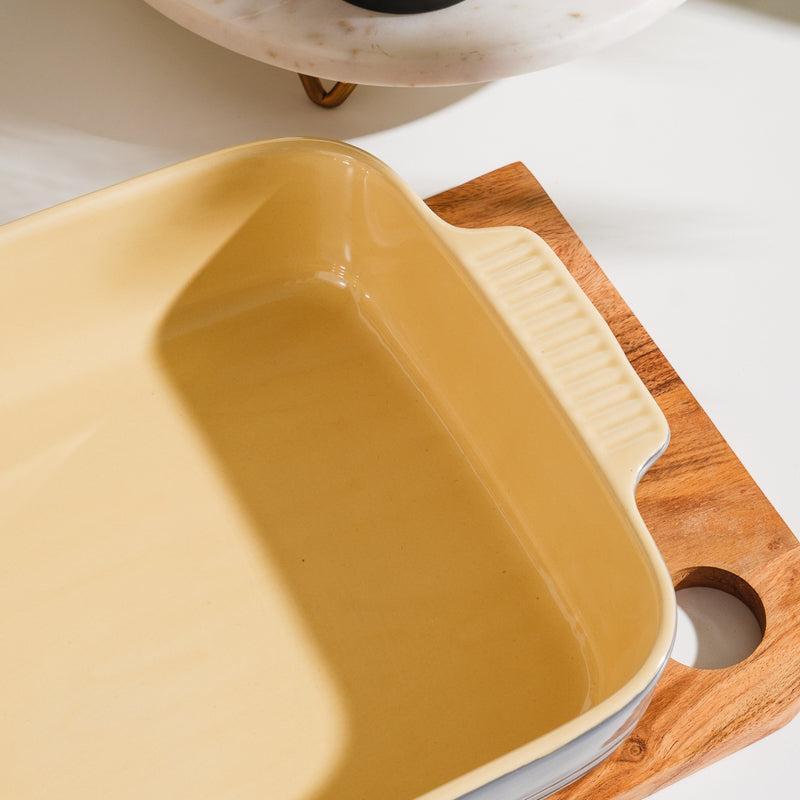 Moretti Casa Stoneware Lasagne Dish Slate-Dish