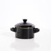 Moretti Casa Stoneware Mini Casserole with Lid Charcoal-Dish