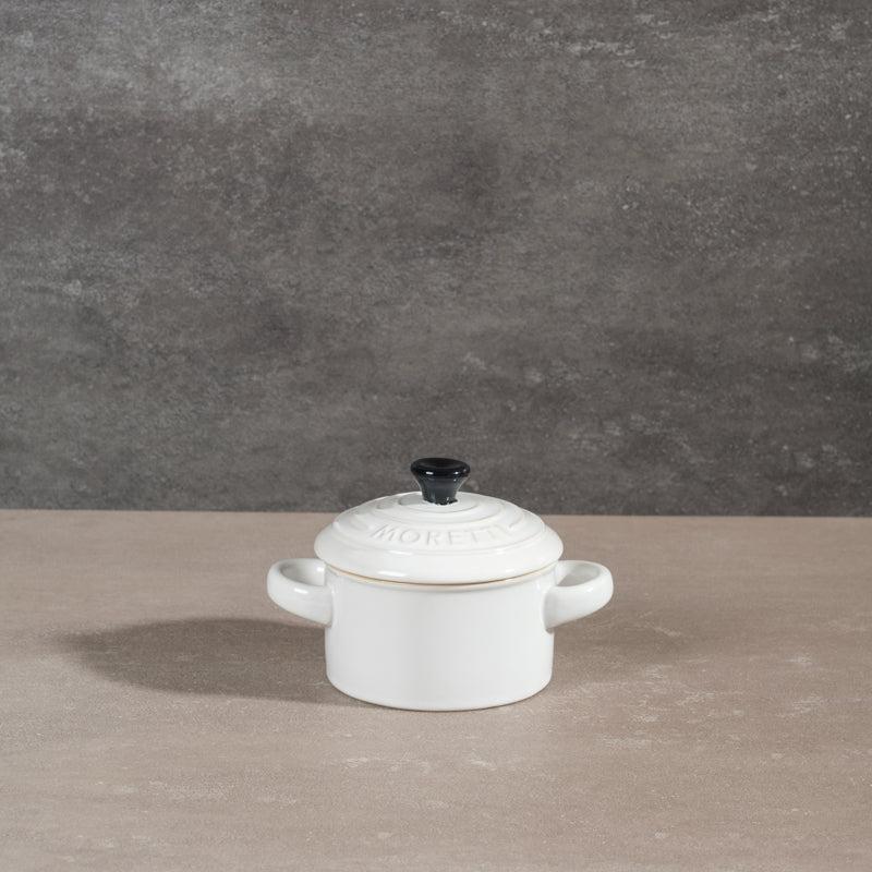 Moretti Casa Mini Casserole with Lid - White