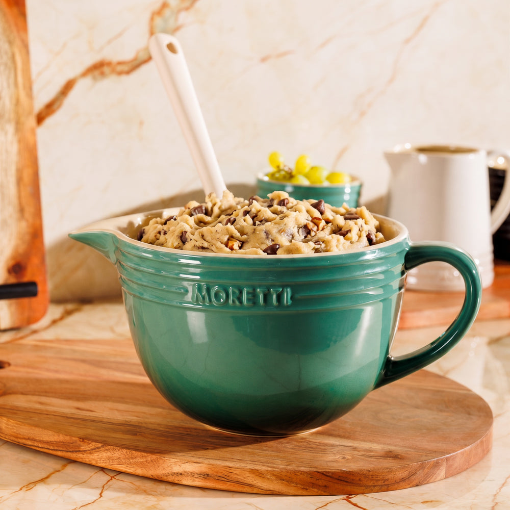 Moretti Casa Stoneware Pouring Bowl Moss-Jugs