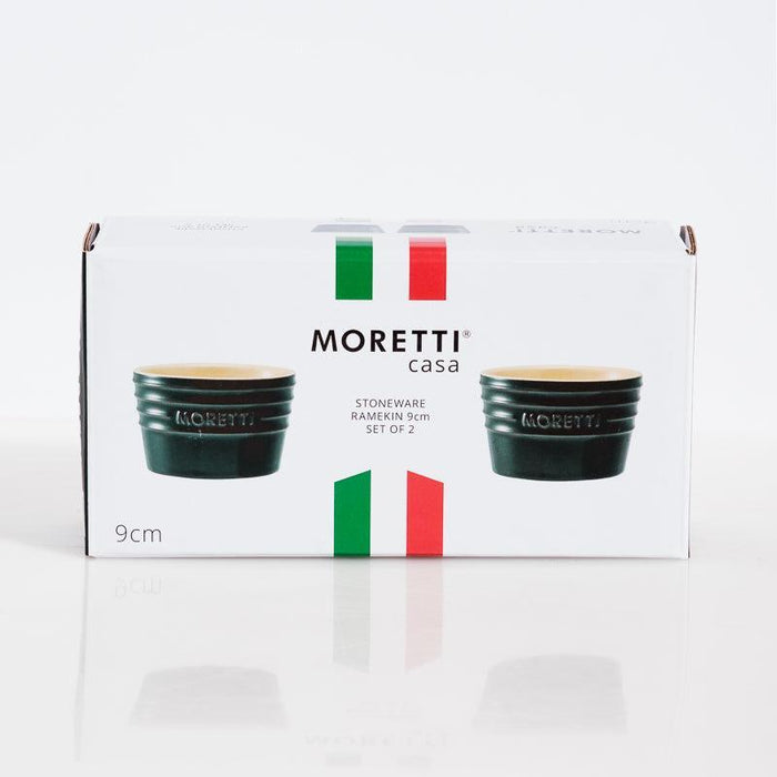 Moretti Casa Stoneware Ramekin Set of 2 Charcoal-Ramekin