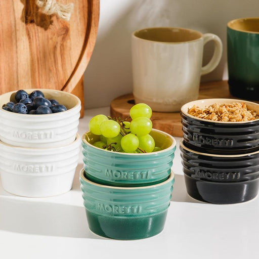 Moretti Casa Stoneware Ramekin Set of 2 Moss-Ramekin