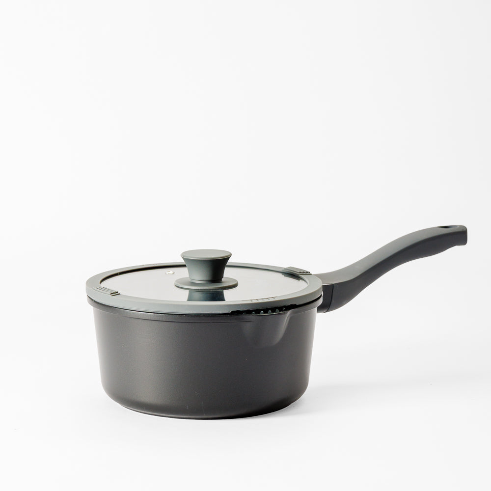 Moretti Chef Alu Die Cast Sauce Pan with Lid 20x9cm-Sauce Pan