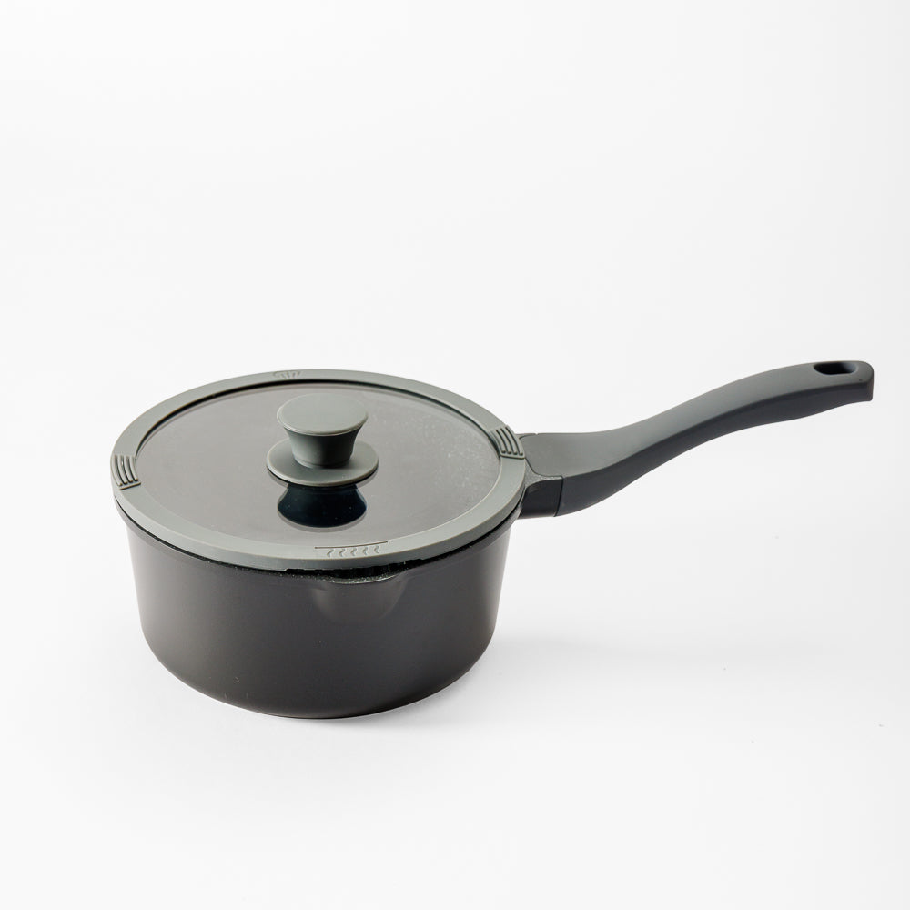 Moretti Chef Alu Die Cast Sauce Pan with Lid 20x9cm-Sauce Pan