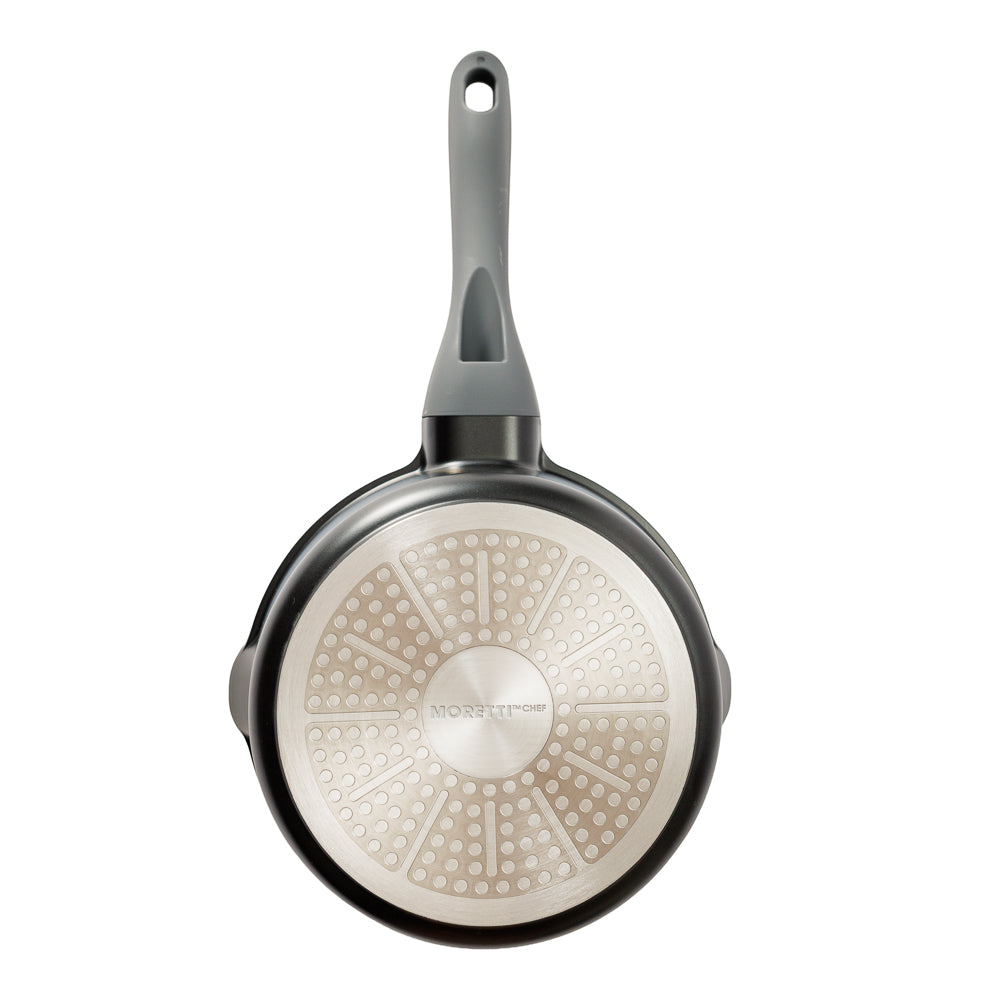 Moretti Chef Alu Die Cast Sauce Pan with Lid 20x9cm-Sauce Pan