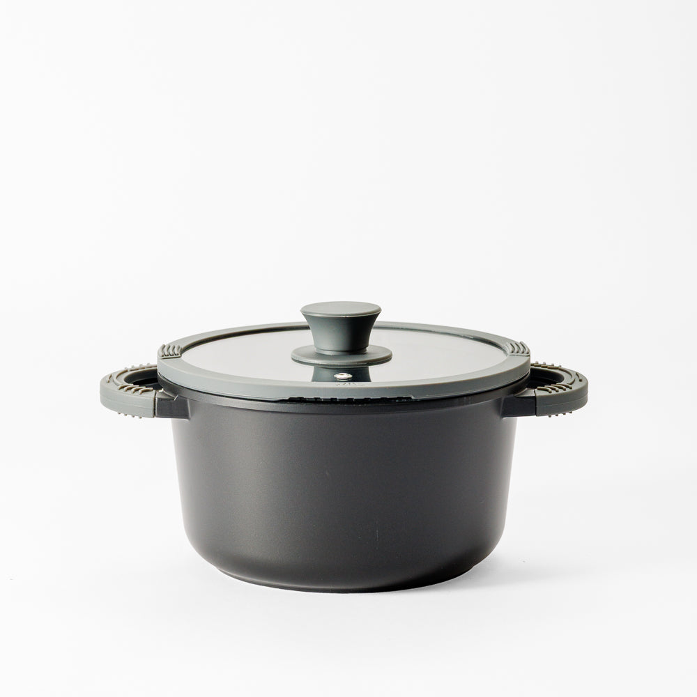 Moretti Chef Alu Die Cast Sauce Pot with Lid 20x11cm-Sauce Pot