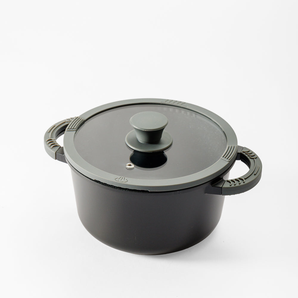 Moretti Chef Alu Die Cast Sauce Pot with Lid 20x11cm-Sauce Pot