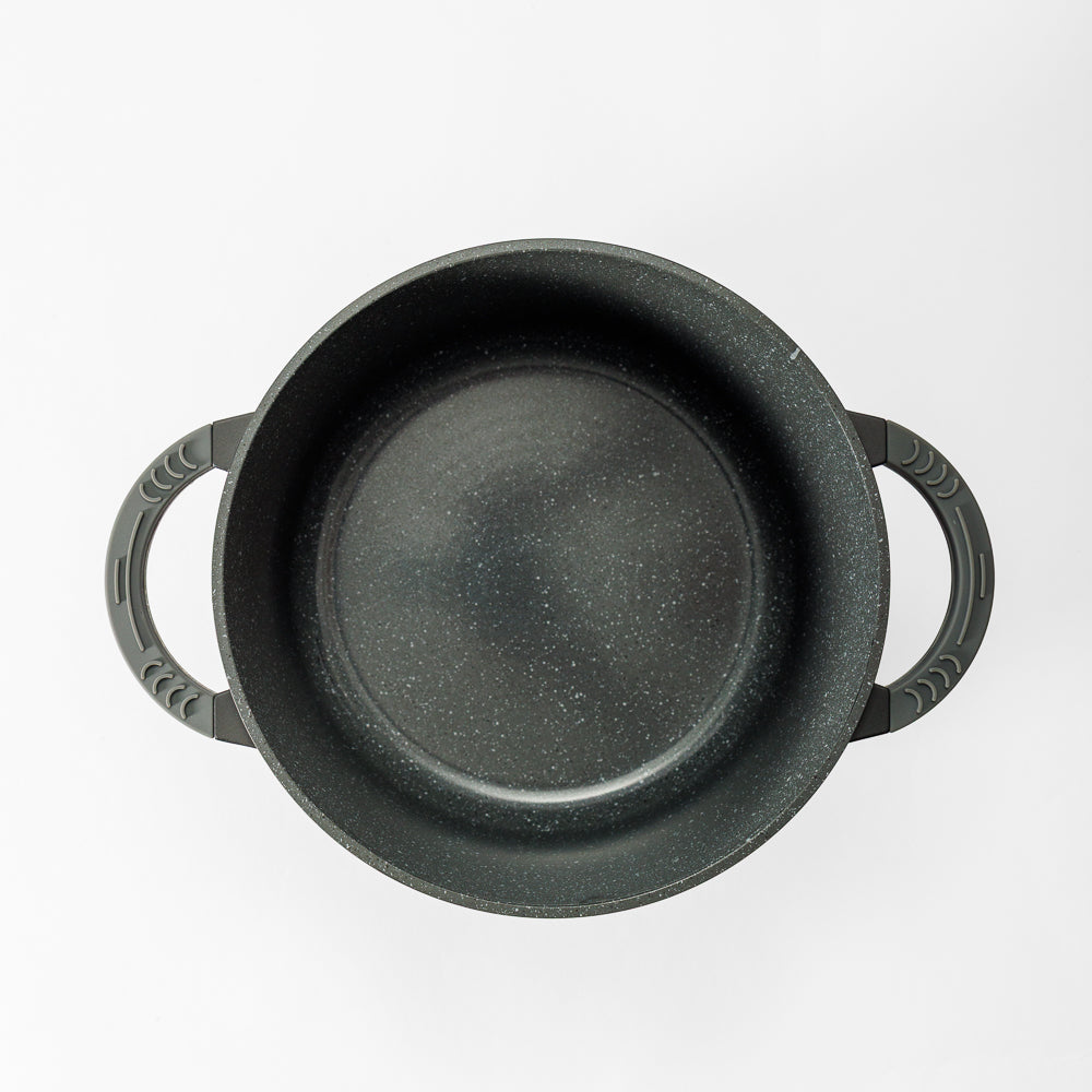 Moretti Chef Alu Die Cast Sauce Pot with Lid 24x12cm-Sauce Pot