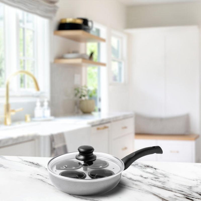 Moretti Chef - Egg Poacher With Lid Stainless Steel-Egg Poacher