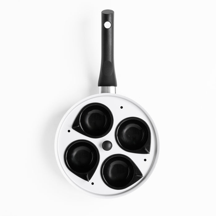 Moretti Chef - Egg Poacher With Lid Stainless Steel-Egg Poacher