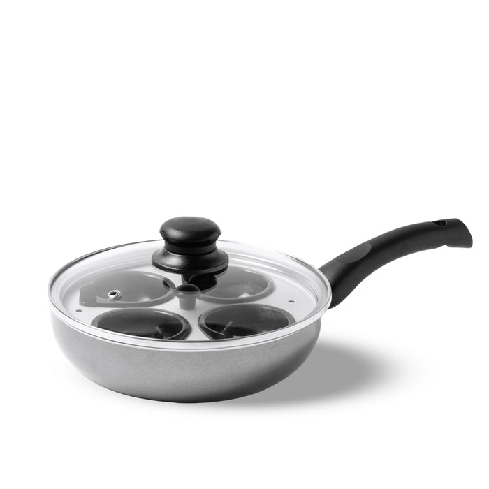 Moretti Chef - Egg Poacher With Lid Stainless Steel-Egg Poacher