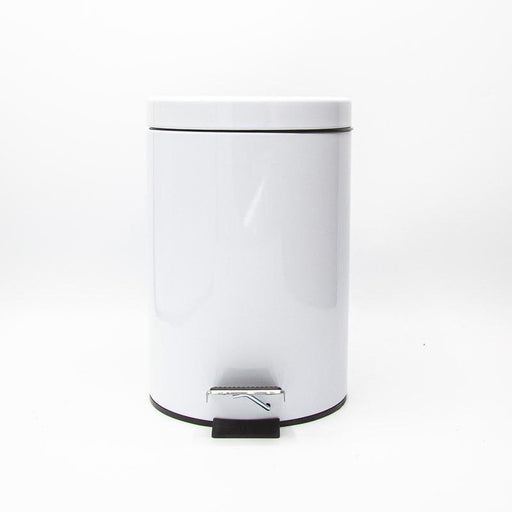 Moretti Gloss 3L Pedal Bin - White