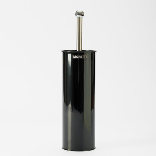 Moretti Gloss Finish Toilet Brush Black-Toilet Brushes