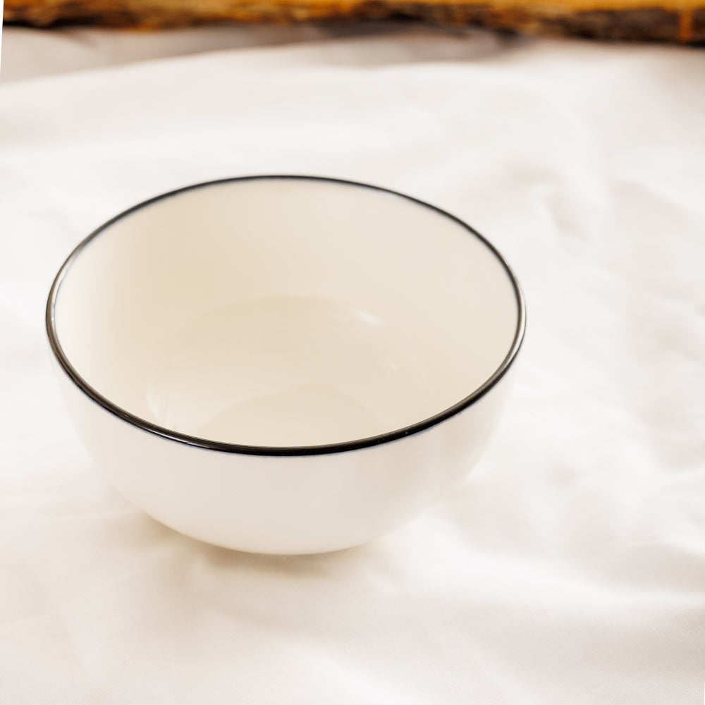 Moretti Halo Rim Bowl Black-Bowls