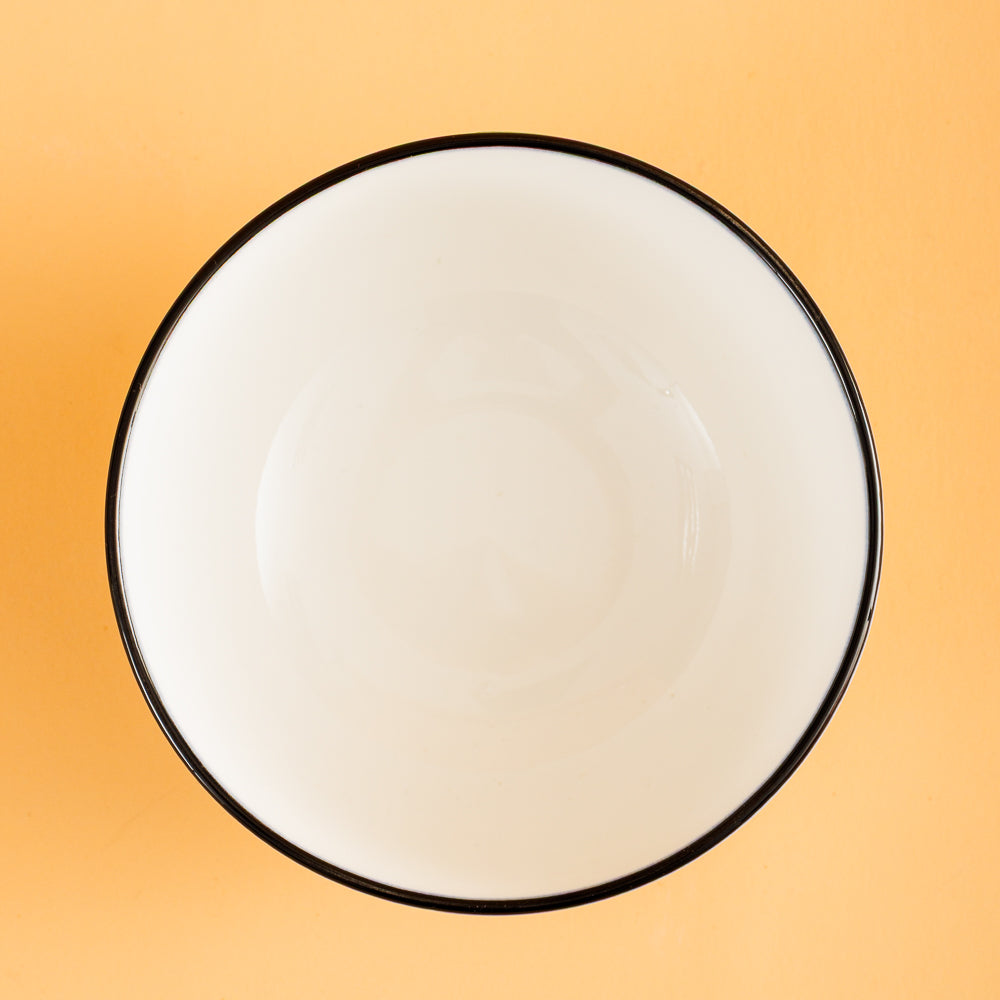 Moretti Halo Rim Bowl Black-Bowls
