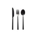 Moretti 12 Piece Black Cutlery Set London-KITCHEN